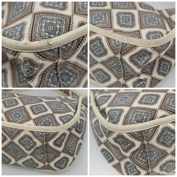 PRADA Shoulder Bag Nylon Beige Silver Auth BA4686 - Picture 14 of 16